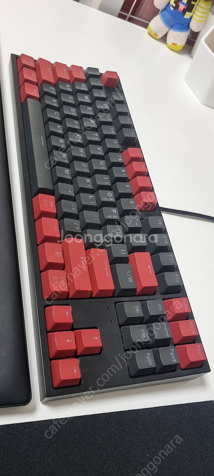 COX 콕스 CK87 블랙레드색상 게이트론 LED 갈축--1