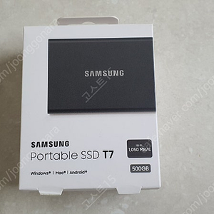 [새제품] 삼성 외장 SSD T7 500GB