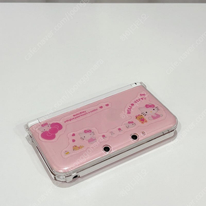 닌텐도 3ds xl 일본판 핑크 + 놀동숲 한국판 칩 + 레진 케이스