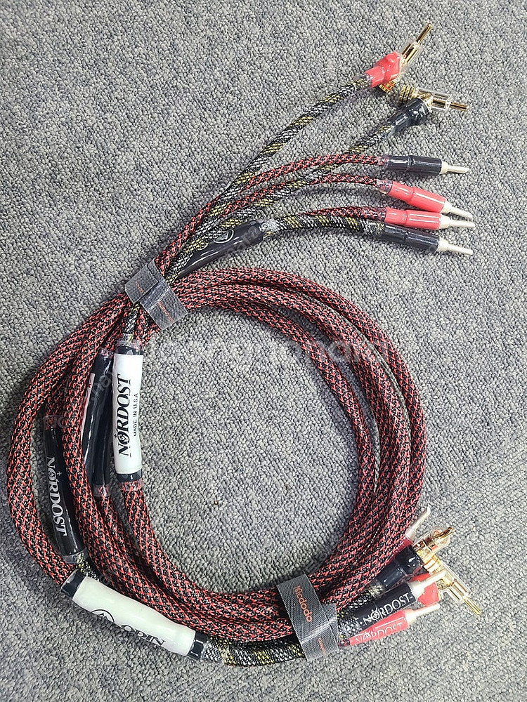 바이와이어링 스피커 케이블 (은도금+주석)--0