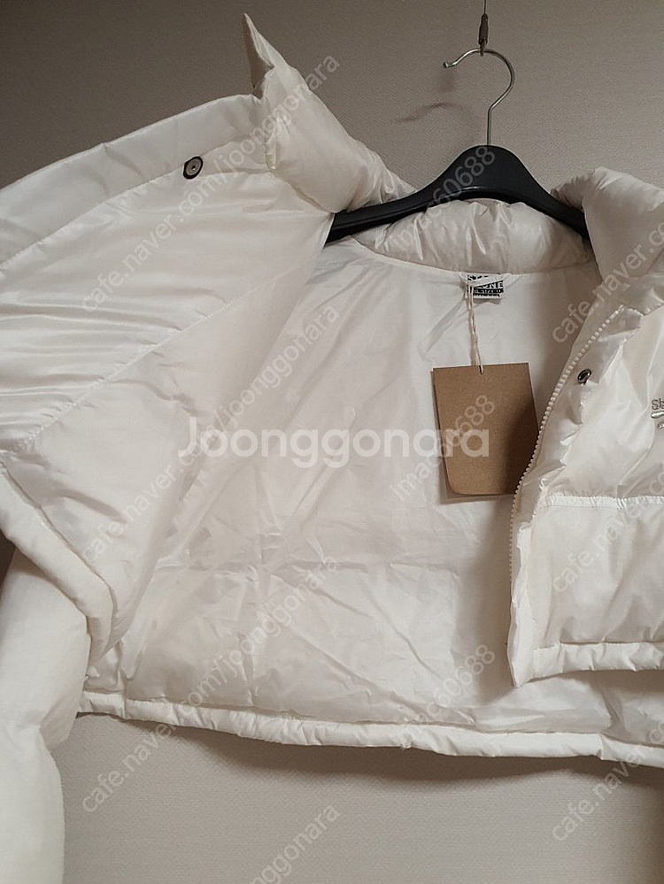 에크루 스탠드얼론 standalone 크롭 다운 패딩 ...--4