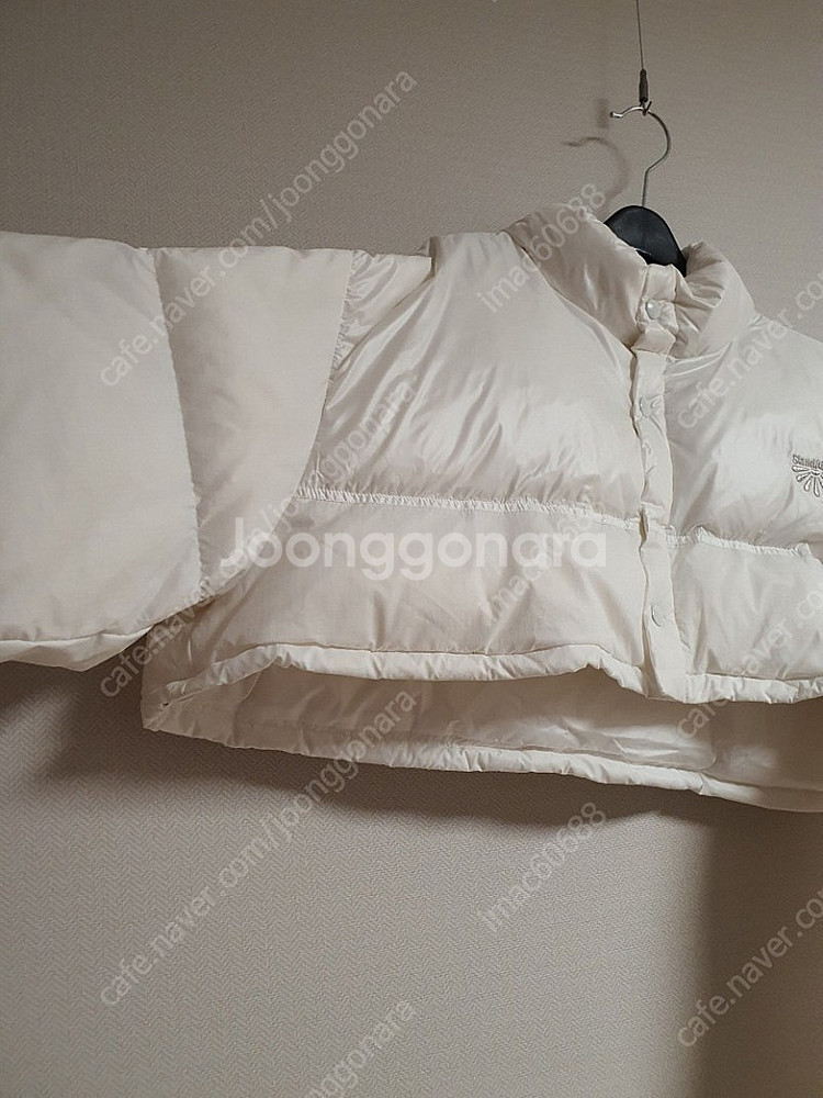 에크루 스탠드얼론 standalone 크롭 다운 패딩 ...--8