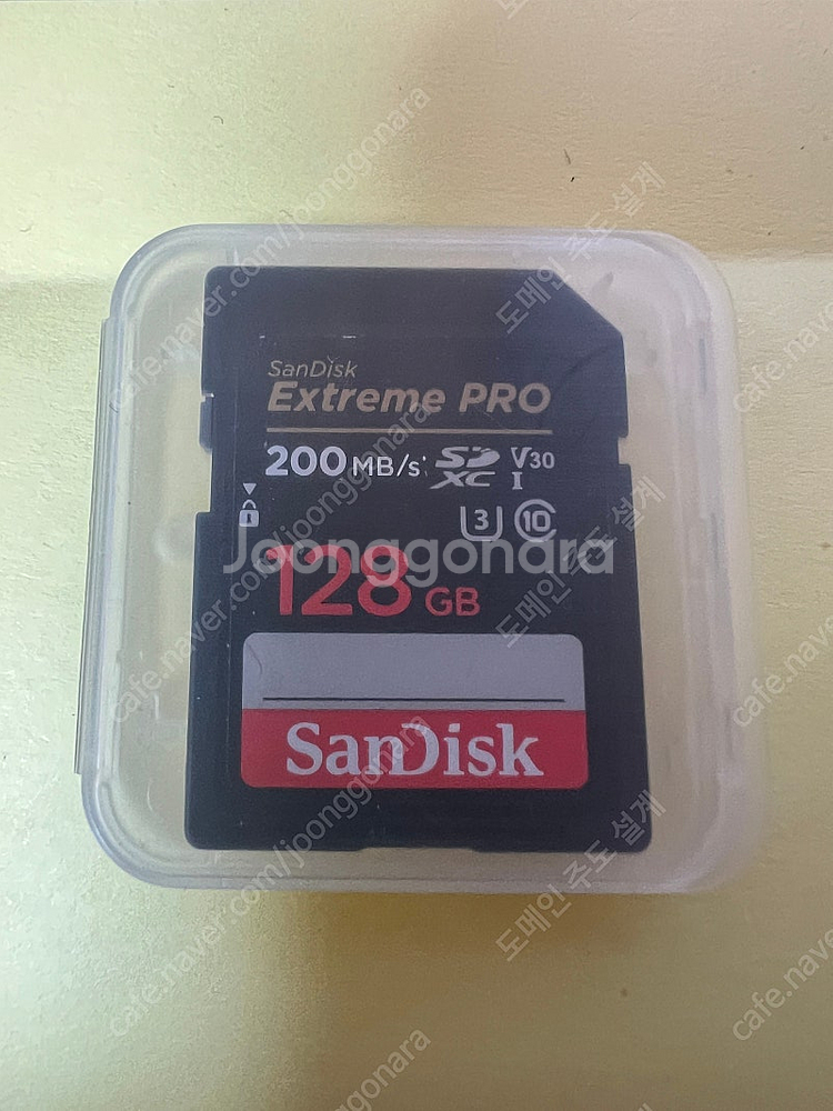 샌디스크 SD카드 익스트림 프로 128기가 4K V30...--0