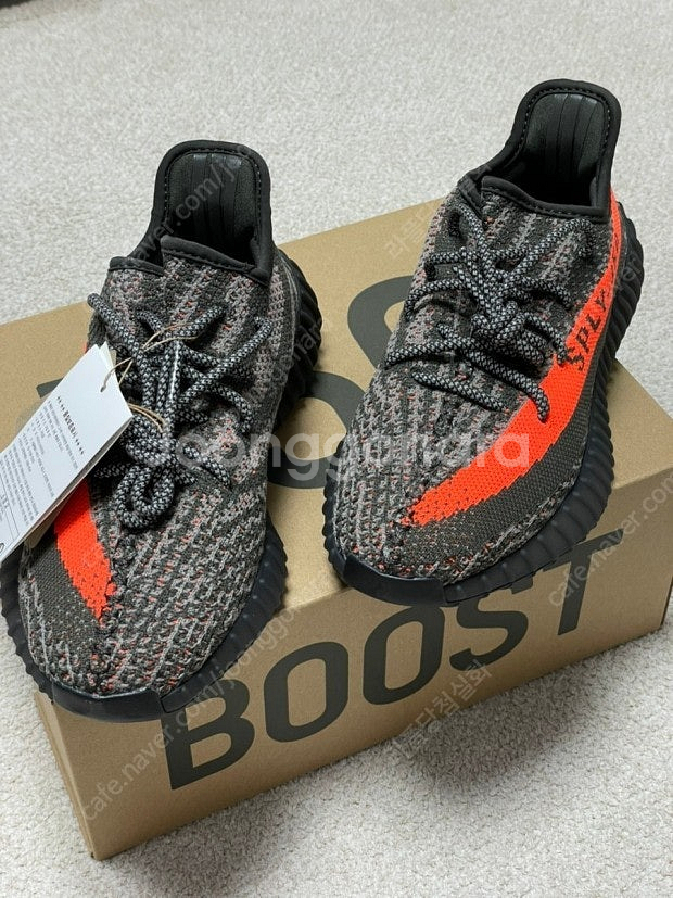 아디다스 이지부스트 350 V2 카본 벨루가(290)--0