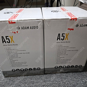 ADAM A5X 모니터스피커 + iso acoustics 155 스피커 스탠드