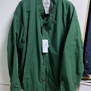 나나미카 - 24SS BAND COLLAR JACKET (Green) - L사이즈