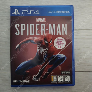 플스4 PS4 CD 스파이더맨