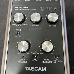 오디오인터페이스 TASCAM US-144 MKII 오인페