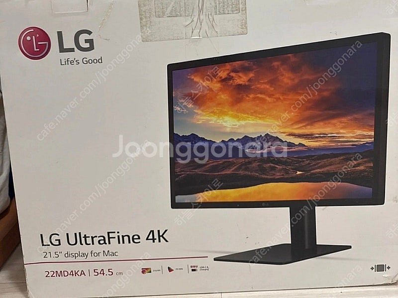 애플 모니터 LG 울트라 파인 4K 21.5인치 판매합...--0