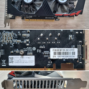 그래픽카드 NVIDIA GTX1050 2GB 128BIT DDR5 총 2개