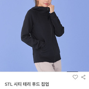 STL 여성 후드 집업 WS 사이즈 블랙 시착만 함