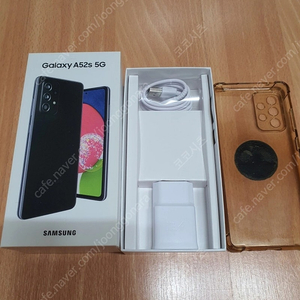 삼성 갤럭시A52S Black 128gb 판매합니다