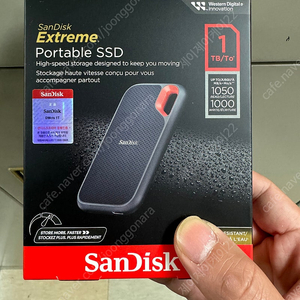 샌디스크 E61 Extreme Portable SSD 1TB(미개봉)