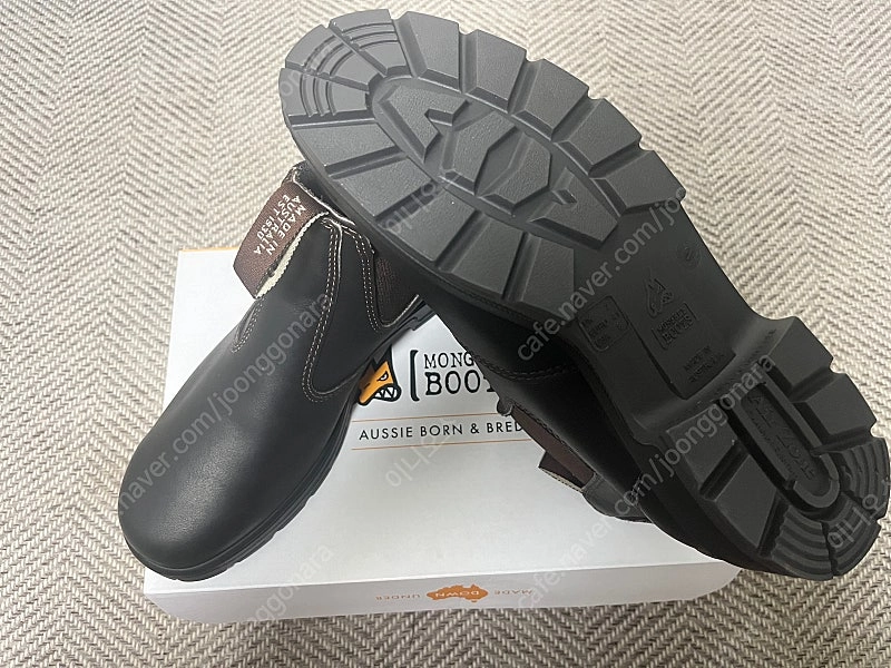 (새상품) 몽그렐 부츠 260-270 논스틸 첼시부츠 이미지