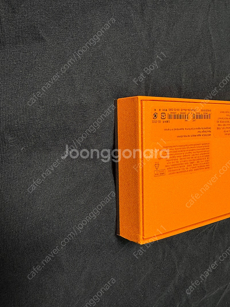 애플워치 에르메스 45mm 네이비 싱글투어 가죽 스트랩...--3