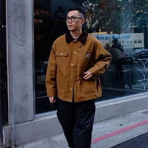 좌쓰 Carhartt WIP x Invincible 15 Chore Coat 칼하트 WIP x 인빈시블 15 초어 코트 / 블랙, 해밀턴 브라운