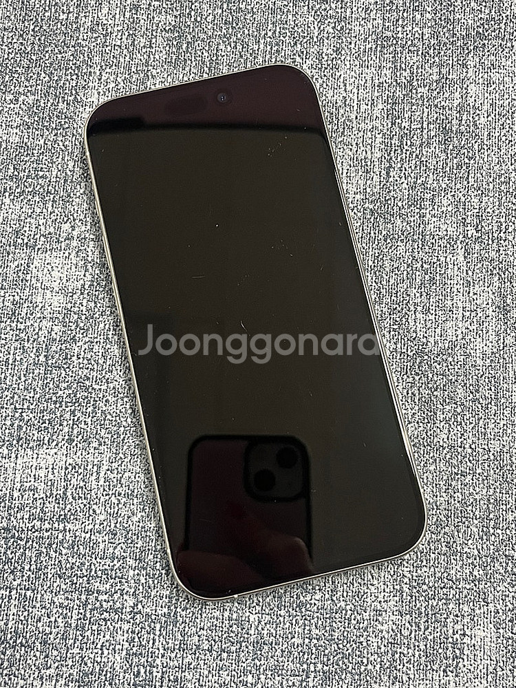 (자급제) 아이폰15프로 256G 배터리 92 % 외관...--2