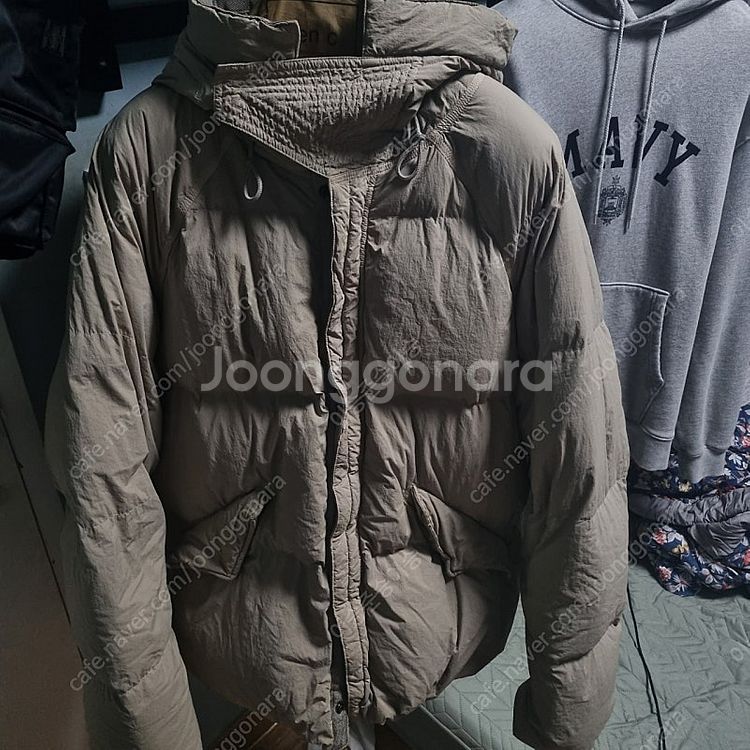 텐씨 아틱 22FW 베이지 페일 토프 다운패딩 50--0