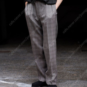 마티앤선즈 MAATEE&SONS FOREVER SLACKS WOOLMATCHECK GRAY 1