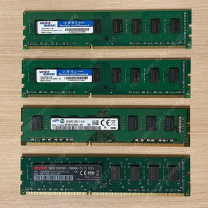 DDR3 8G 메모리 (램) 4개 일괄 판매