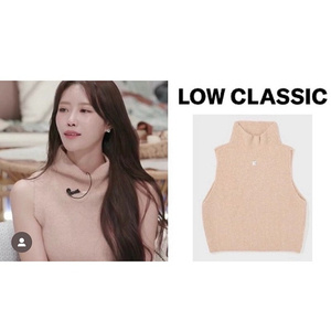 택달린 새상품) lowclassic 로우클래식 모헤어 니트 홀터 탑 나연 사쿠라 미주 안유진 착용 단종템 아모멘토 다이애그널 쓰리타임즈 미스치프 오버듀플레어 아비에무아