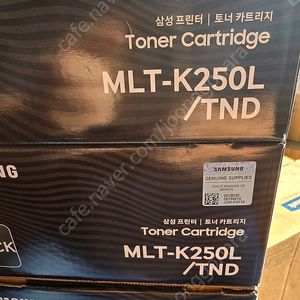 삼성정품토너 MLT-K250L 팝니다.