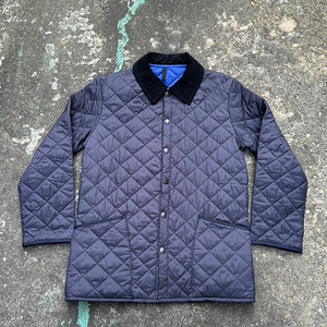 Barbour 바버 리데스데일 퀼팅 자켓 네이비 색상