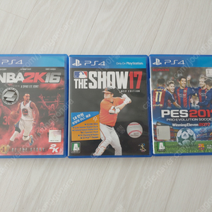 PS4 PES20217, 더쇼2017, NBA2K16 팝니다 (개당 5000원)