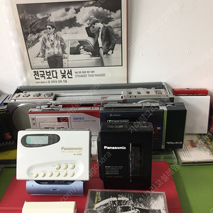 워크맨 정크품 2대 일괄판매:Panasonic RQ-S55V 본체(+보밥)+Panasonic RQ-J30 본체+서문탁 1집 카세트테이프/무료배송