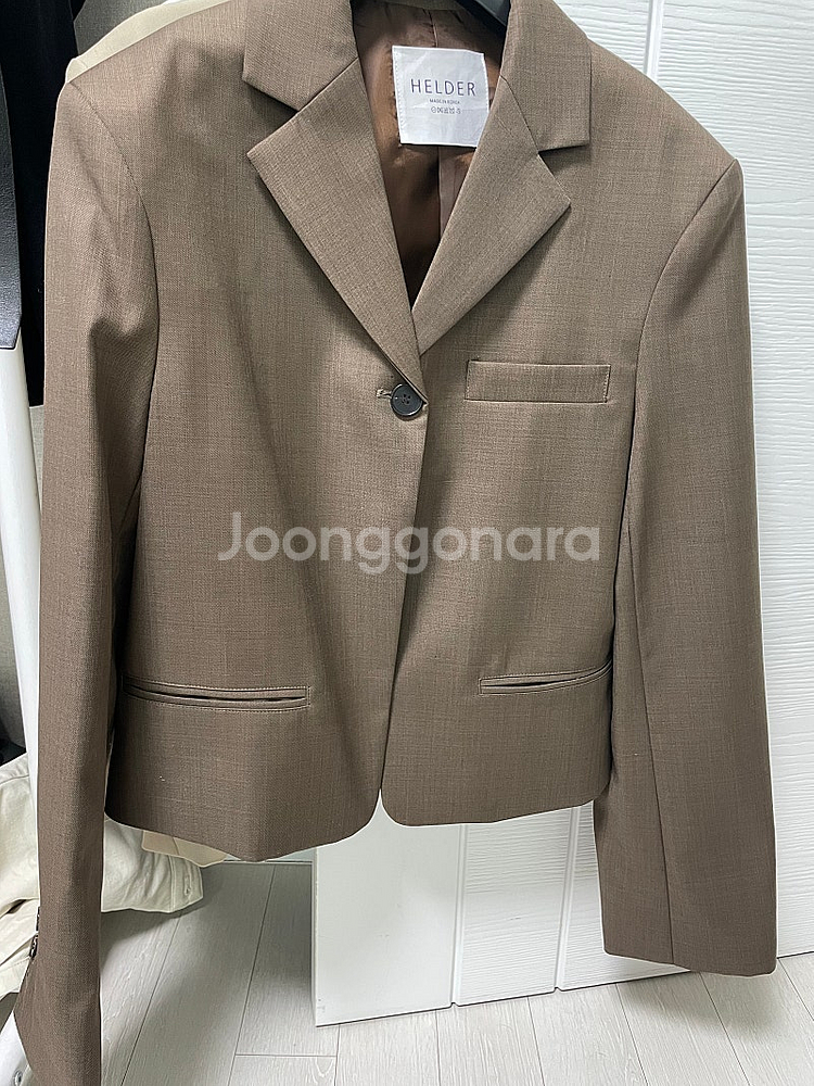헬더 울원버튼자켓 브라운 S--8