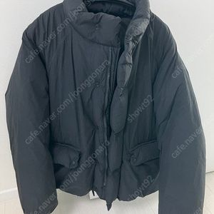 토마스모어 시티 숏패딩 블랙 M사이즈