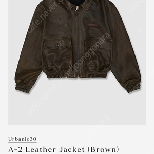 얼바닉 A2 레더 레더자켓 브라운 urbanic 30 leather jacket 브라운 얼바닉 30