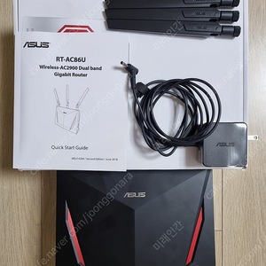 ASUS RT-AC86U 공유기 판매합니다.