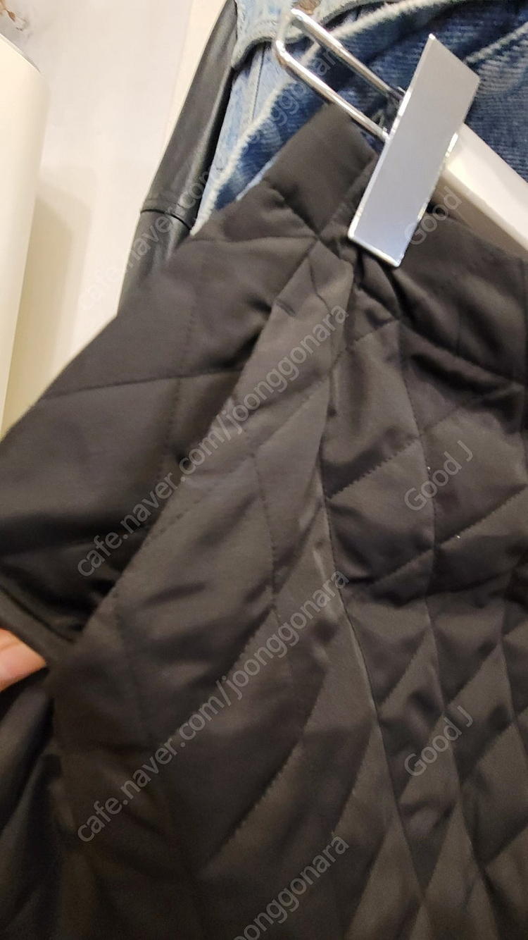 리바이스 가죽데님. 미샤퀼팅점퍼. 그린니트블루종--7