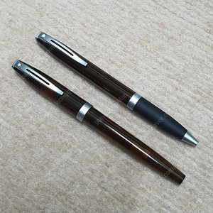 Sheaffer(쉐퍼) Javelin 브라운 투명 만년필(F닙) + 볼펜