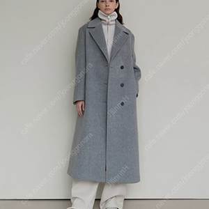 아바몰리 세미더블 롱코트 SEMI A LINE DOUBLE COAT