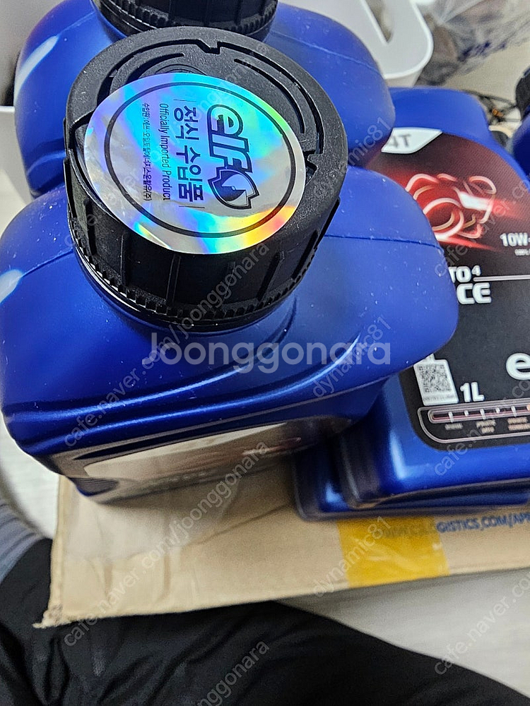 엘프 레이싱10w60엔진오일 6통팝니다--1