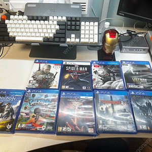 ps4 위처3, 스파이더맨, 고스트오브쓰시마, 바이오하자드 빌리지, 호라이즌 제로 던, 색보이, 철권7, 디비젼2, 디아블로3