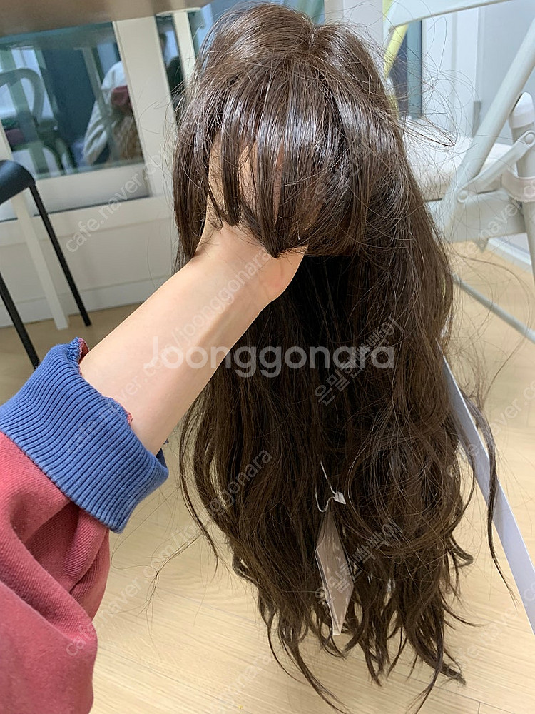 클립스 수제통가발 애쉴리 초코브라운 새상품--2