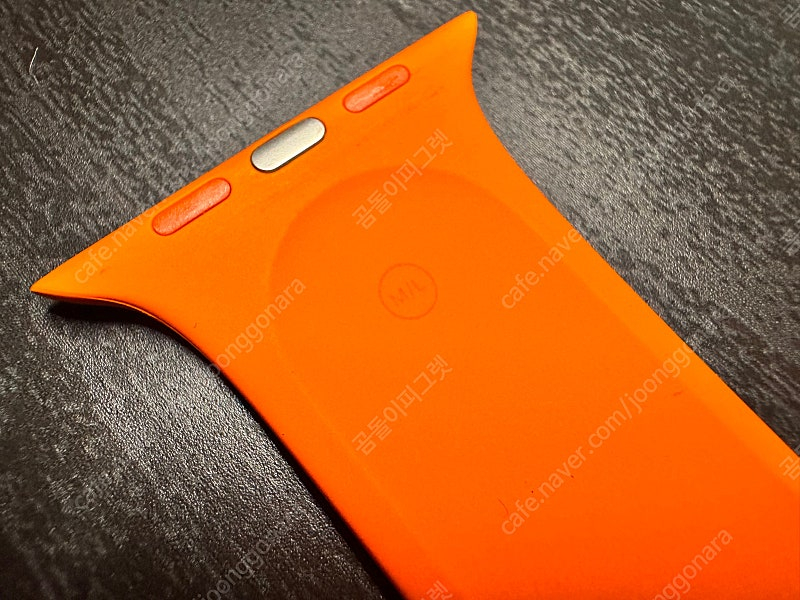 애플워치 오랑쥬 45mm m/l > s/m 교환 이미지