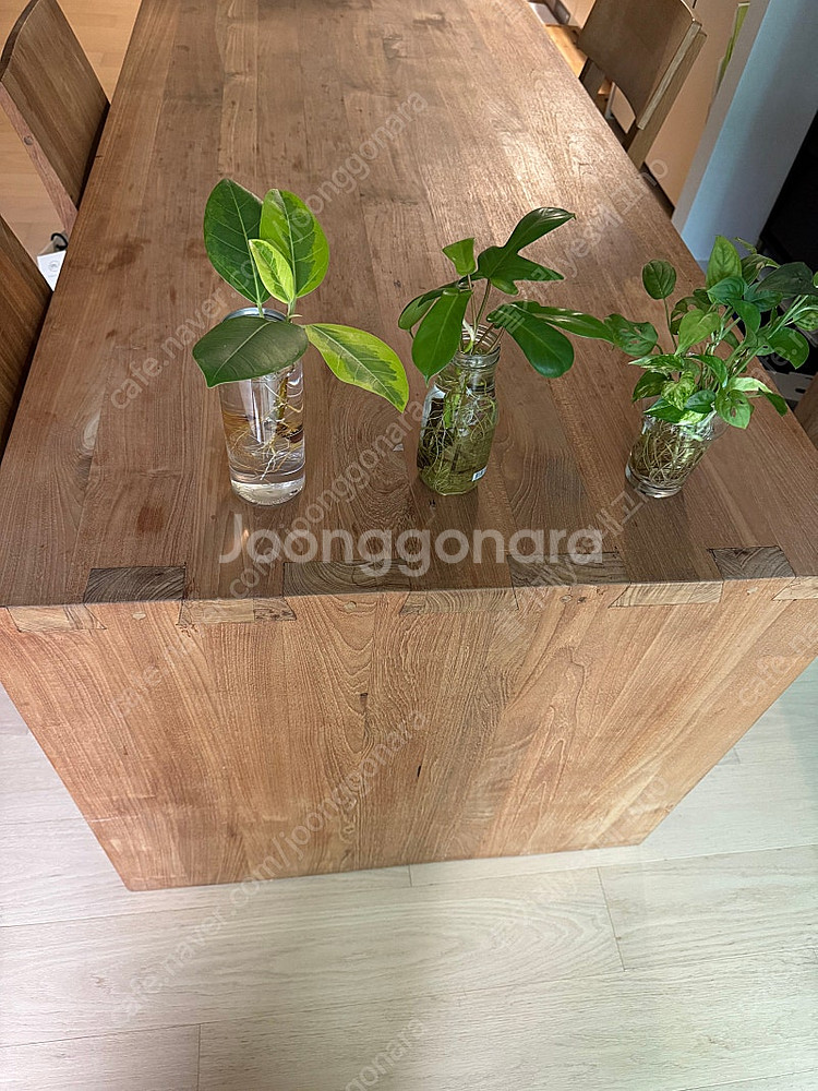 세덱 에스니크래프트 티크 책상 ㄷ자 테이블 160-80...--8