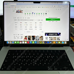 맥북 프로 M1 16인치 RAM 32G , SSD 1TB 팝니다.