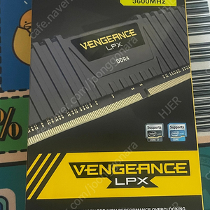 커세어 벤전스 LPX 64GB (2X32GB) DDR4 3600 데스크톱 메모리 램