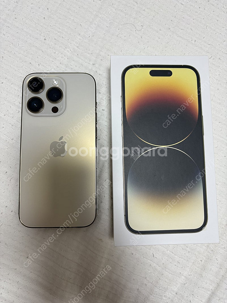 아이폰 14pro 골드 256GB 풀박 S급--0