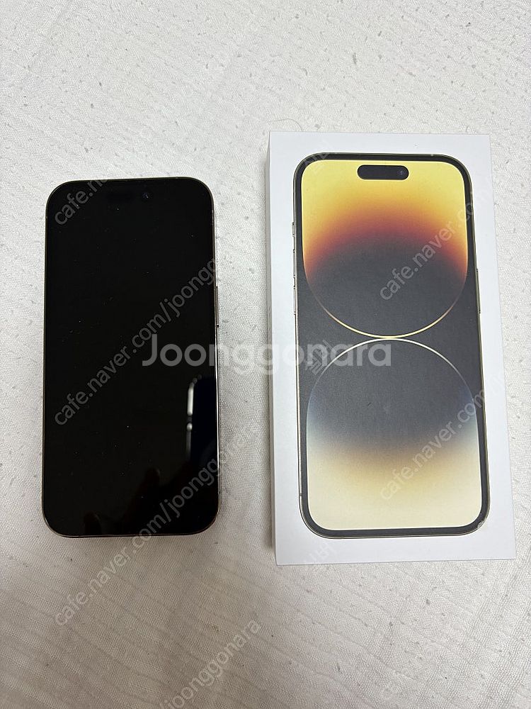 아이폰 14pro 골드 256GB 풀박 S급--1