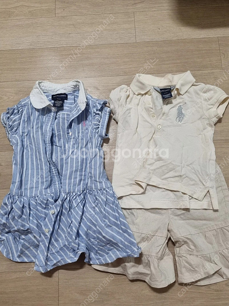 폴로 2티 티셔츠와 원피스--0