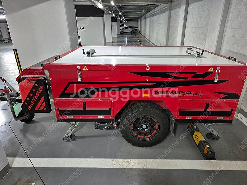 코쿤 CC4 원폴딩 캠핑트레일러(20년11월식,전동무버,무시동히터 적용)--5