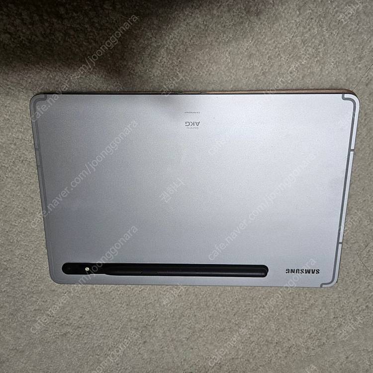 갤럭시탭 s8 실버그레이 128gb 풀박스 케이스 종이필름 포함--6