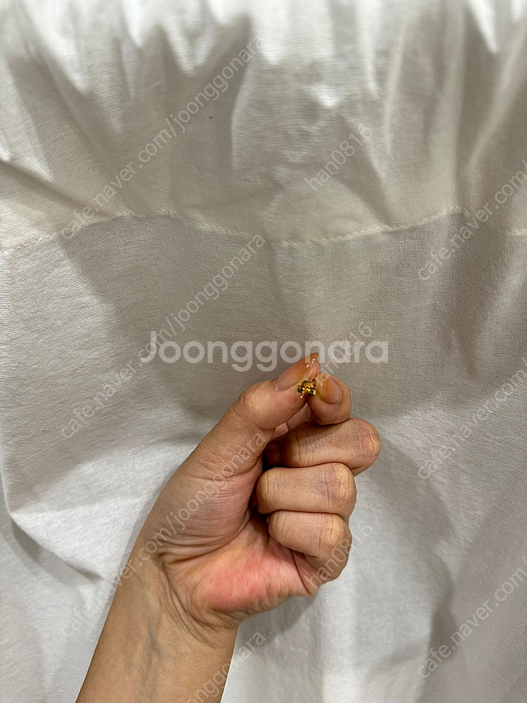 티파니 다이아 로즈골드 18k 귀걸이 (클러치 한쪽 분...--2