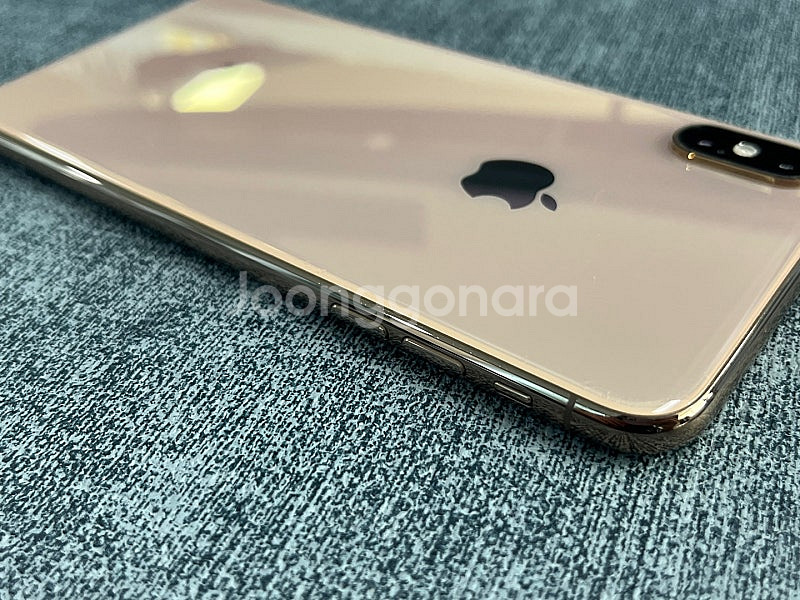 (자급제대용량폰) 아이폰XS맥스 골드 512G 깔끔한 대용량폰 실사용 추천 정상해지 고속충전기 포함 35만원 판매해...--7